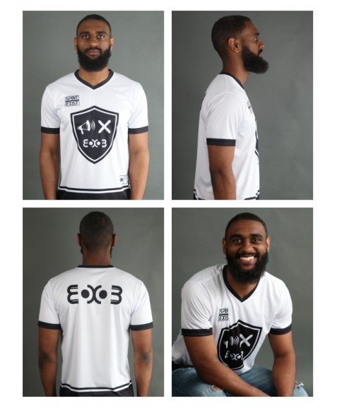 White Spintexist Emblem Jersey White Spintexist Emblem Jersey