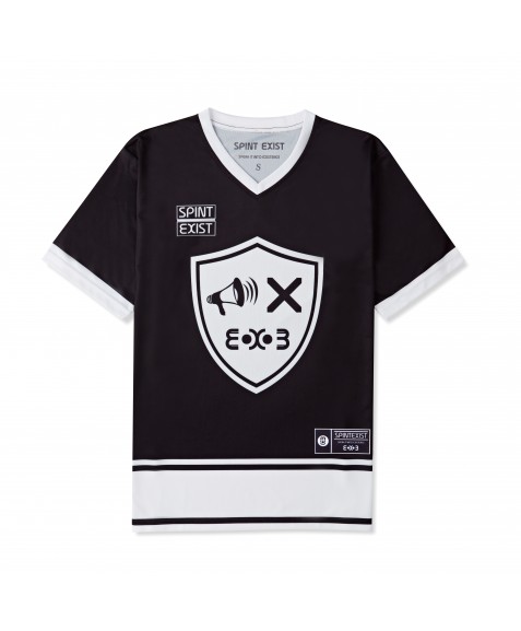 Black Spintexist Emblem Jersey